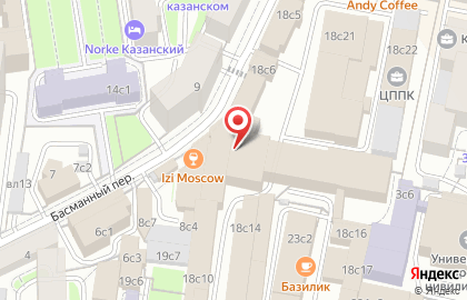 Компания SCAMATIC на Новорязанской улице на карте