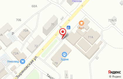 Киоск по продаже хлебобулочных изделий в Орджоникидзевском районе на карте