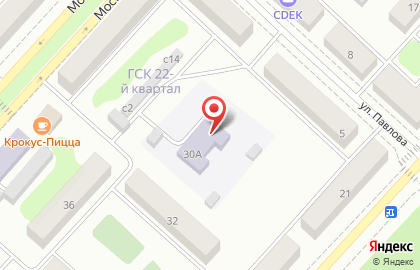 Детский сад Аленький цветочек, детский сад №21 на Московской улице на карте