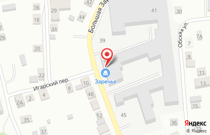 Банкомат Запсибкомбанк на Большой Заречной улице на карте