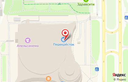 Супермаркет Перекресток в Тобольске на карте