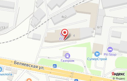 Супермаркет Светофор на Беляевской улице на карте