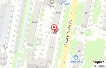 Магазин крепежа Крепежный Мир на Ташкентской улице на карте