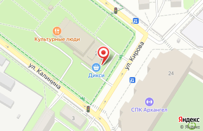 Дикси в Химках (ул Калинина) на карте