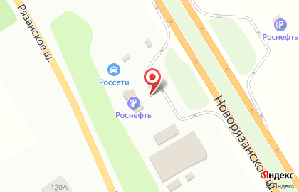 АЗС Роснефть на Новорязанском шоссе на карте