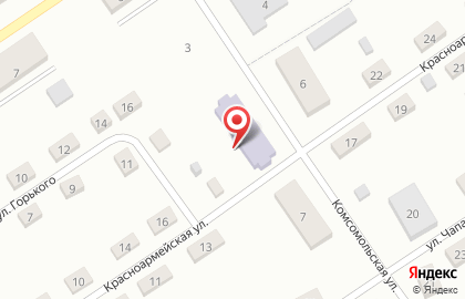 Октябрьский детский сад Родничок на Комсомольской на карте