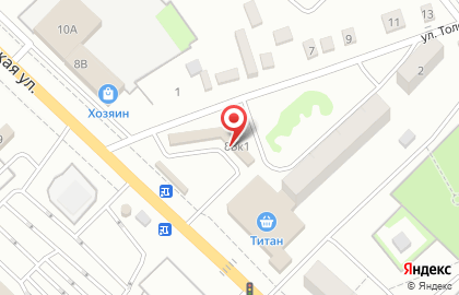 Универсальный магазин Достаток в Советском районе на карте
