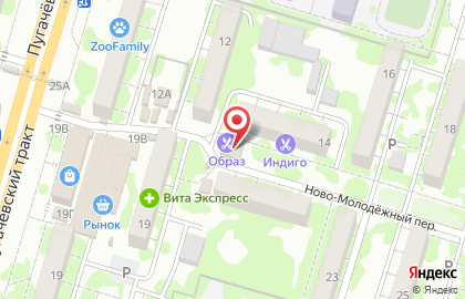 Супер Окна в Ново-Молодёжном переулке на карте