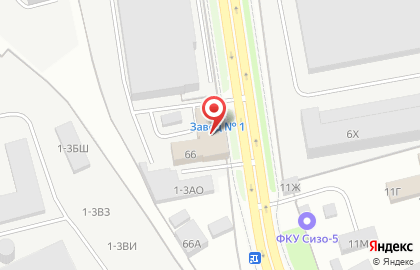 Станкозавод ТБС на Арсенальной улице на карте