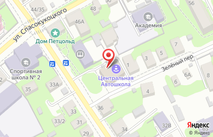 Адвокатский кабинет Смолянинова П.А. на улице Симановского на карте
