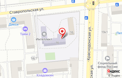 Интеллект в Москве на карте
