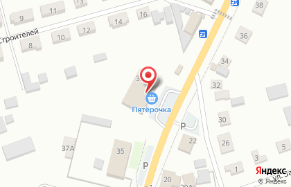 Супермаркет Пятёрочка в Рязани на карте