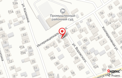 Юридический кабинет в Промышленном районе на карте