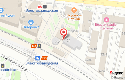 Чайхана на Большой Семёновской, 20а на карте