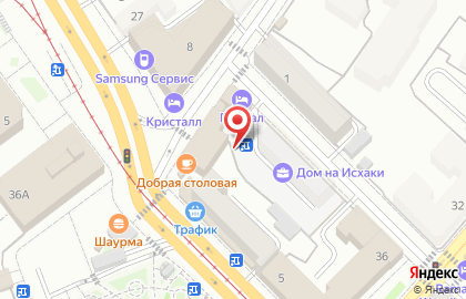 Автостоянка в Казани на карте