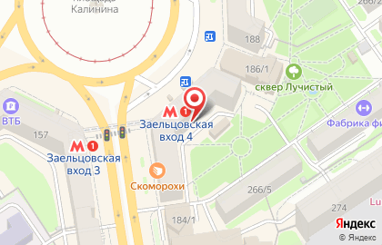 Новосибирский филиал Банкомат, АК БАРС БАНК на Красном проспекте, 186 на карте