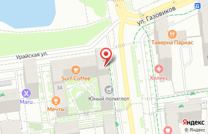 Суши-маркет Мэджик Ролл на улице Газовиков на карте