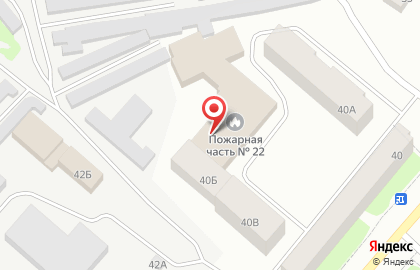Пожарно-спасательная часть №22 на карте