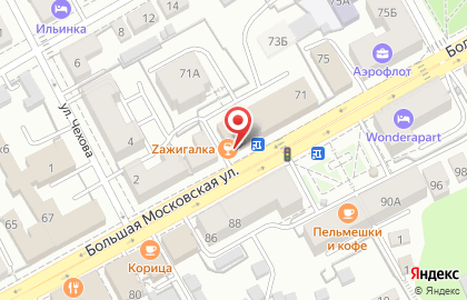 Трикотажный магазин Тамбовчанка на Большой Московской улице на карте