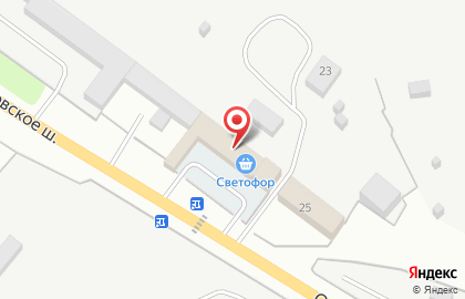 Магазин-склад Светофор на Осташковском шоссе на карте