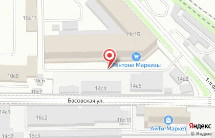 Рубль в Москве на карте