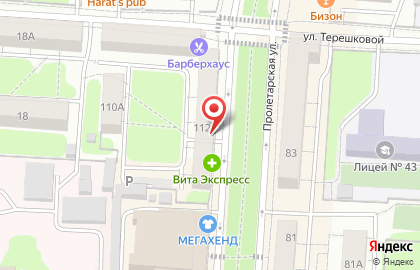 Мини-маркет Пив & Ко на Пролетарской улице на карте
