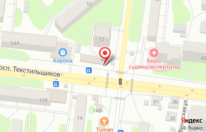 Магазин мясной продукции Пятачок на проспекте Текстильщиков на карте