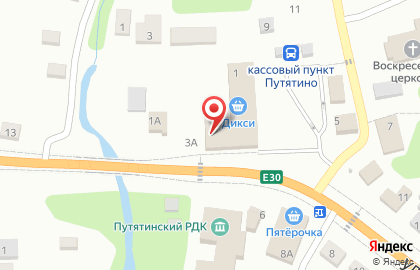 Супермаркет Магнит в Рязани на карте