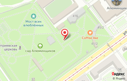 Стрелковый тир в Кузнецком районе на карте