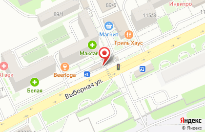 Кафе Дядя Дёнер в Октябрьском районе на карте