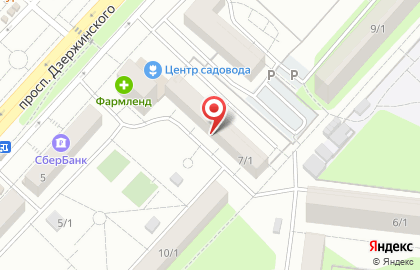 Интернет-мегамаркет Ozon.ru на проспекте Дзержинского на карте