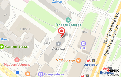 Московский центр переводов на Профсоюзной улице на карте
