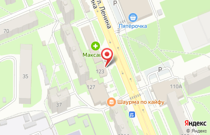 Магазин разливных напитков Пивторг на улице Ленина на карте