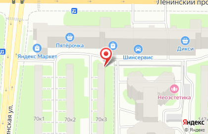 Алиса в Московском районе на карте