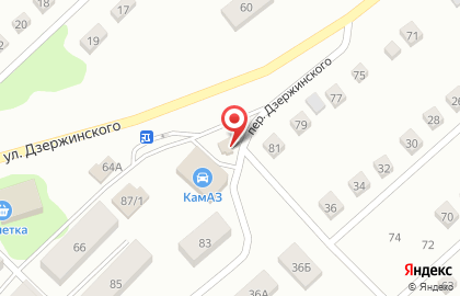 Продуктовый магазин в Новосибирске на карте