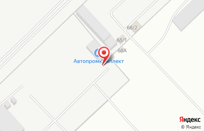 Автопромкомплект на Промышленной улице на карте