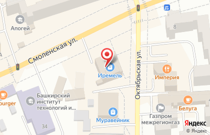 Салон связи МТС на Смоленской улице на карте