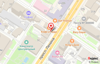 Салон-мастерская Ювелир в Центральном районе на карте
