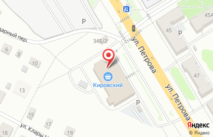 Аптека Столет на улице Петрова на карте
