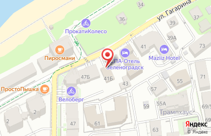 Гостиница Янтарный сезон на карте