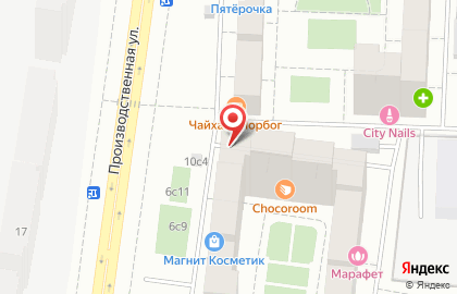 Ветеринарная клиника Василёк на Производственной улице на карте