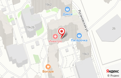 Медицинская компания Инвитро на метро Пролетарская на карте