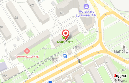Супермаркет Магнит в Воронеже на карте