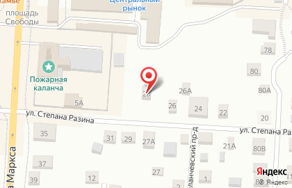 Аптека Планета Здоровья на улице Степана Разина, 28в в Сарапуле на карте