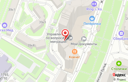 Отдел по вопросам миграции в Юго-Восточном административном округе Главное управление МВД России по г. Москве в Москве на карте
