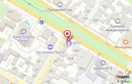 Банк МТС-банк на ​Розы Люксембург, 158 на карте