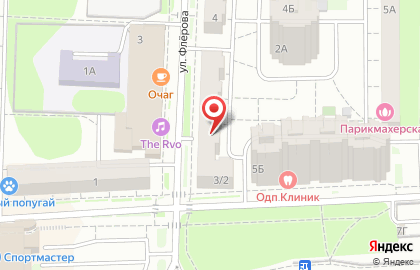 Парикмахерская Чио Чио на улице Флерова на карте