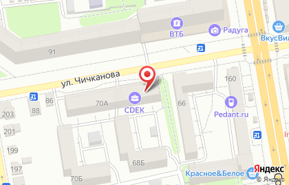 Магазин разливных напитков Жигулёвское на улице Чичканова на карте