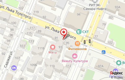 Вита, Самарский район на улице Льва Толстого на карте