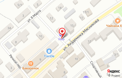 Гостиница Нео на карте